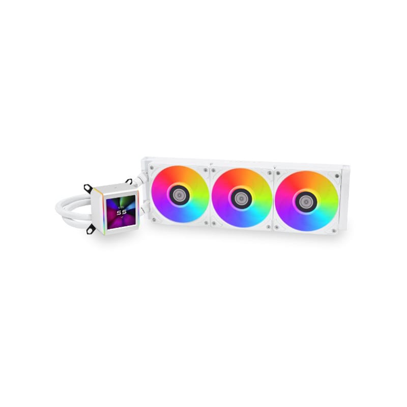 خنک کننده مایع پردازنده لیان لی مدل GA II LCD 360 WHITE
