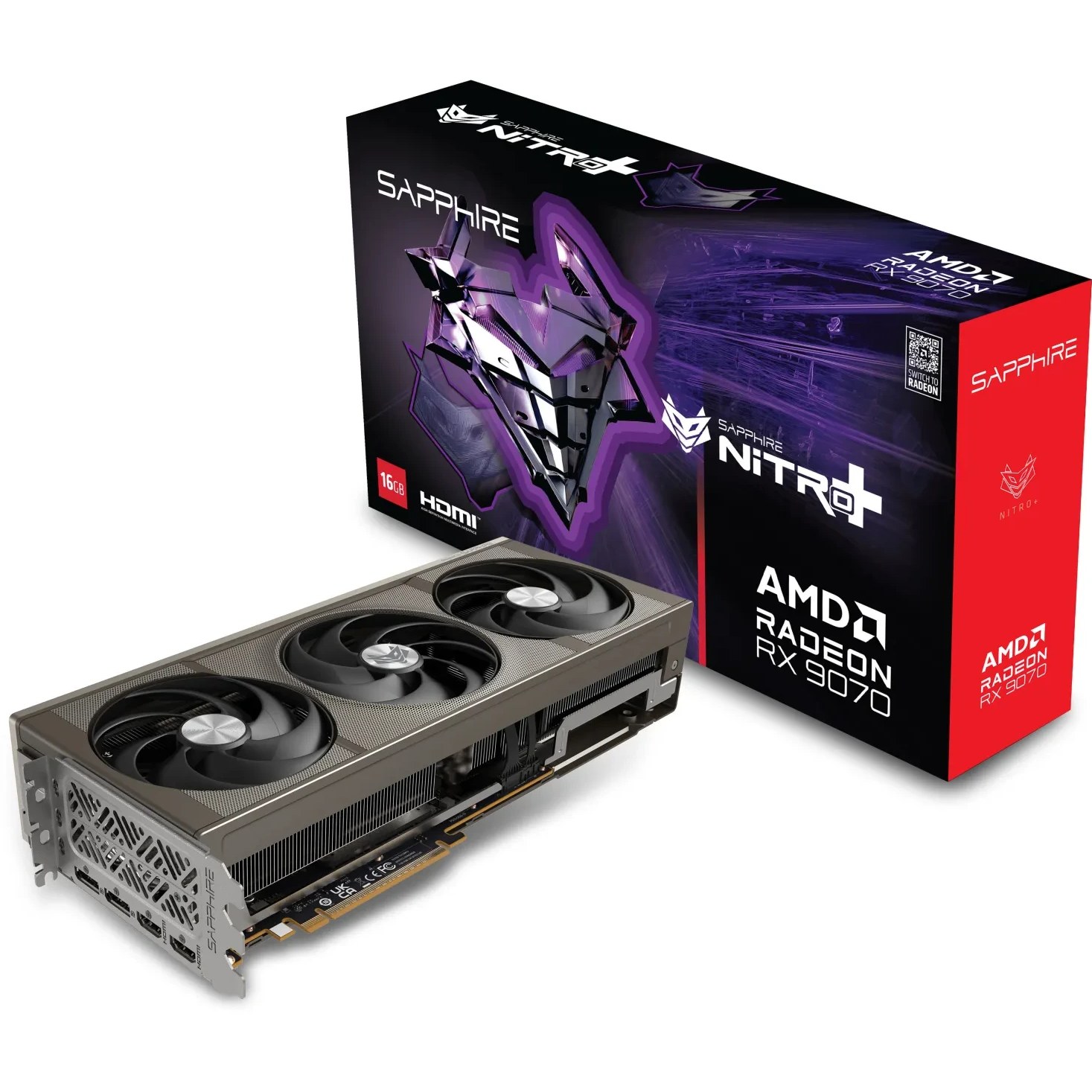 کارت گرافیک سافایر مدل Sapphire NITRO+ RX 9070 OC Gaming 16GB