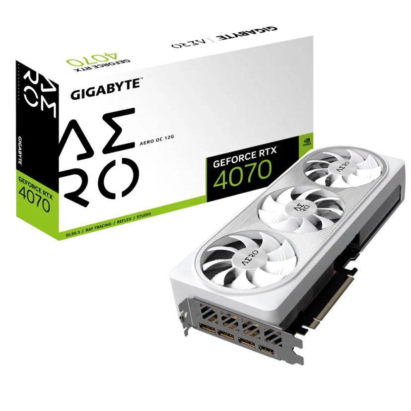 کارت گرافیک گیگابایت GeForce RTX 4070 TI AERO OC 12GB
