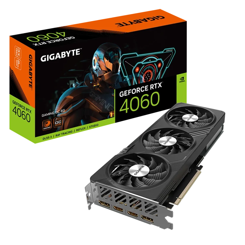 کارت گرافیک گیگابایت GeForce RTX 4060 GAMING OC 8GB