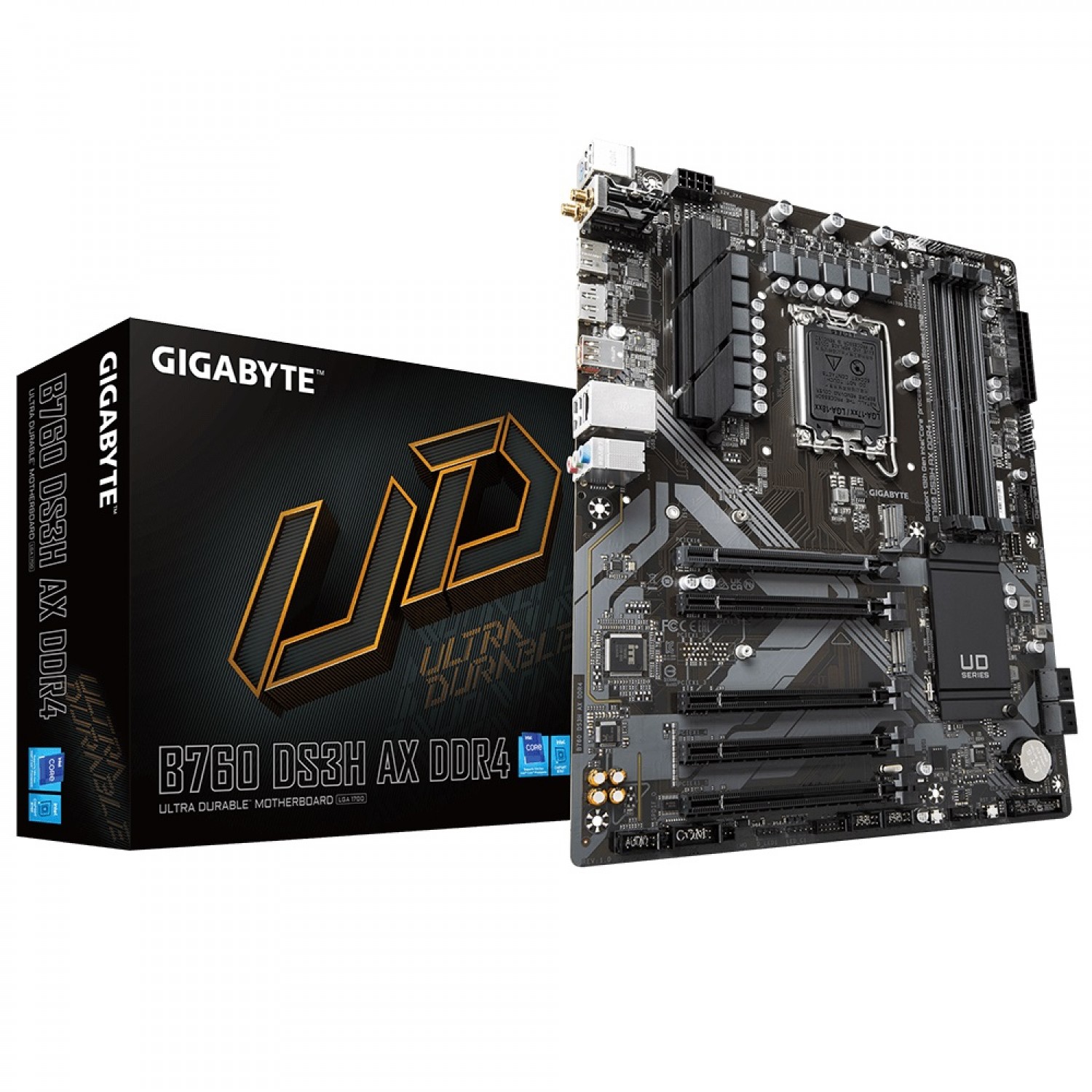 مادربرد گیگابایت مدل GIGABYTE B760 DS3H AX (WIFI6E) DDR4