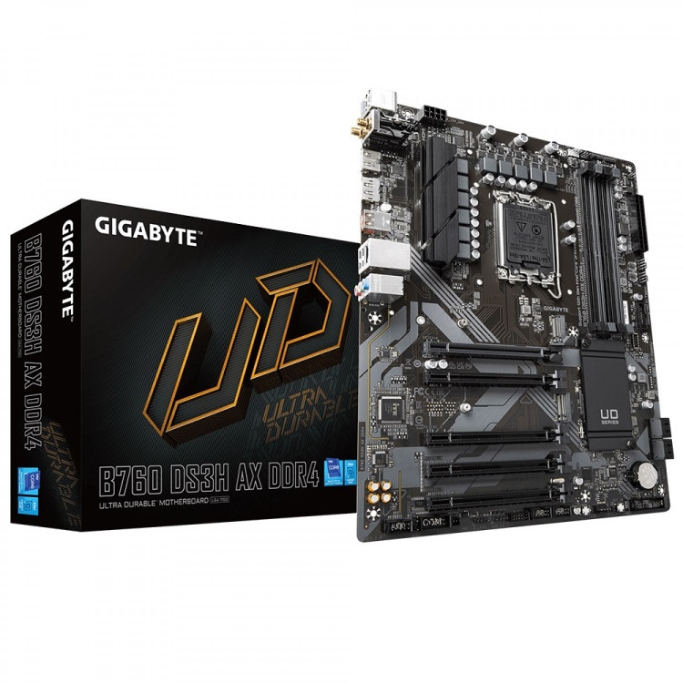 مادربرد گیگابایت مدل GIGABYTE B760 DS3H AX (WIFI6E) DDR4