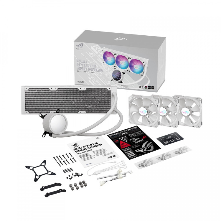خنک کننده پردازنده ایسوس ROG RYUO III 360 ARGB WHITE