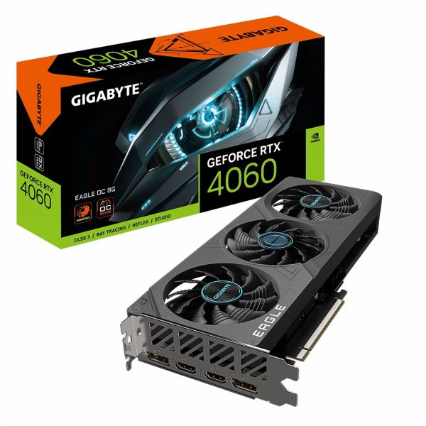 کارت گرافیک گیگابایت مدل GeForce RTX 4060 EAGLE OC 8G