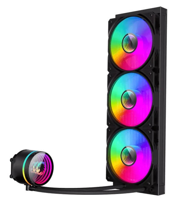 خنک کننده مایع پردازنده گیم مکس مدل GAMEMAX IceBurg 360 Infinity Black
