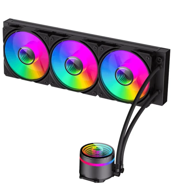 خنک کننده مایع پردازنده گیم مکس مدل GAMEMAX IceBurg 360 Infinity Black