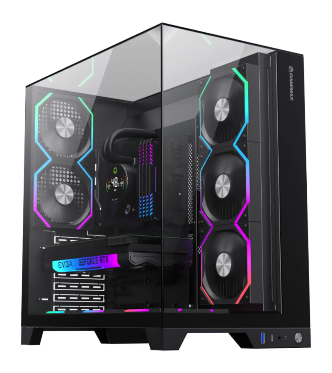 کیس گیمینگ گیم مکس مدل GAMEMAX Infinity Pro Black