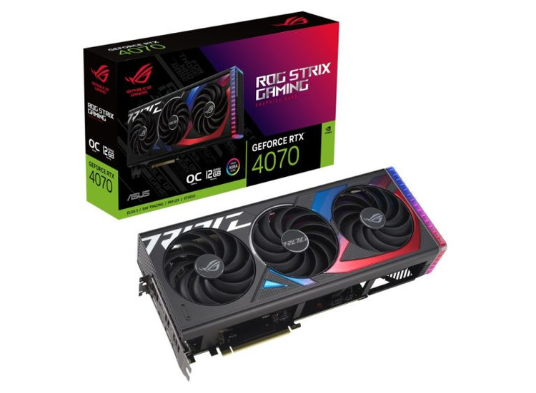 کارت گرافیک ایسوس مدل ROG Strix GeForce RTX 4070 12GB GDDR6X OC Edition