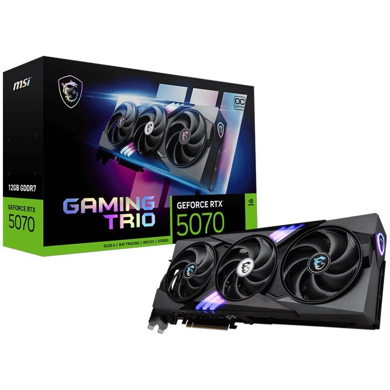 کارت گرافیک ام اس آی مدل MSI RTX 5070 OC Gaming Trio 12GB