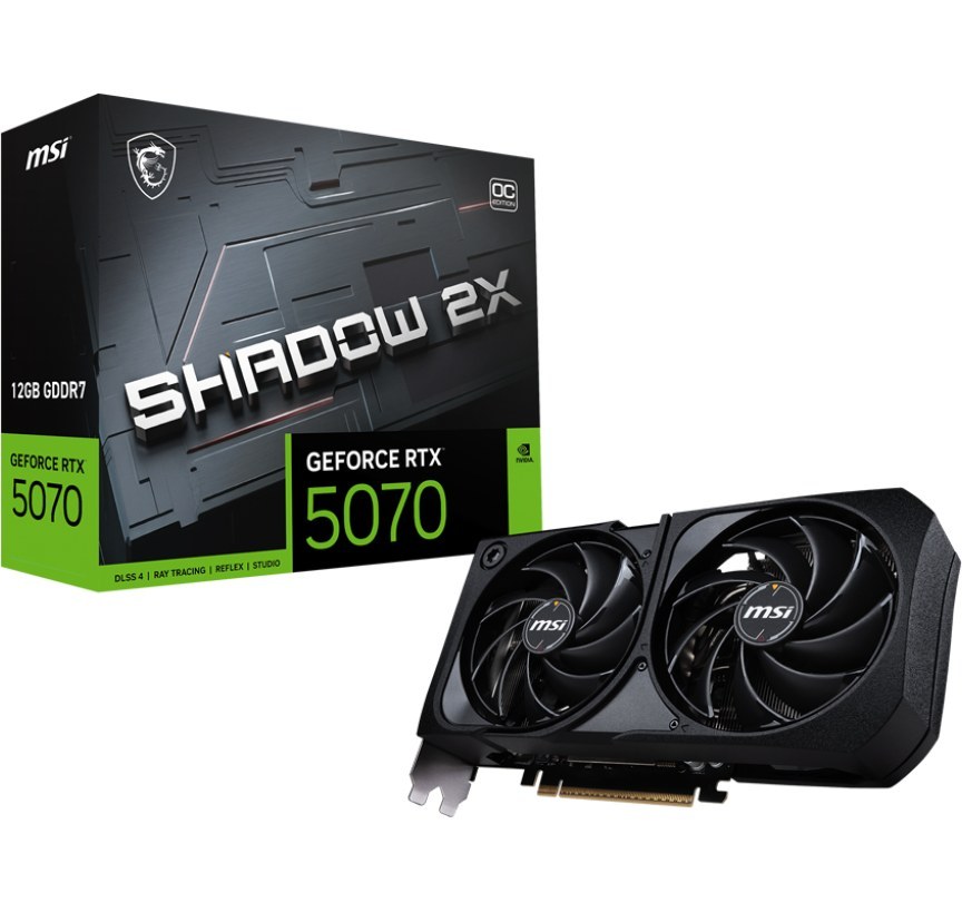 کارت گرافیک ام اس آی مدل MSI RTX 5070 OC Shadow 2X 12GB