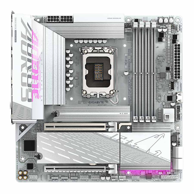 مادربرد گیگابایت مدل GIGABYTE B860M AORUS ELITE WIFI6E ICE DDR5