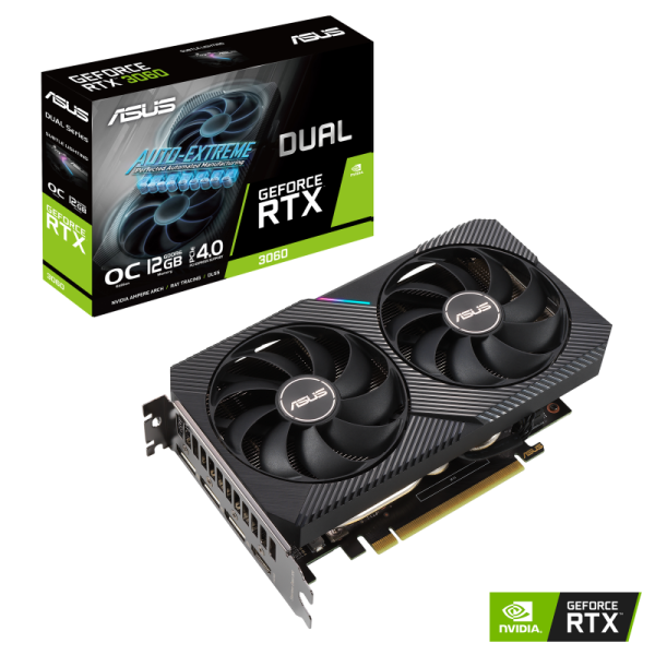 کارت گرافیک ایسوس TUF Gaming GeForce RTX 3060 OC Edition 12GB