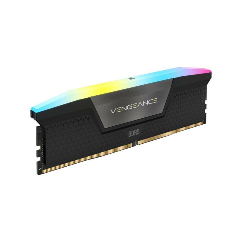 رم کورسیر مدل CORSAIR VENGEANCE RGB 64GB (2x32GB) 6000MHz DDR5 CL40