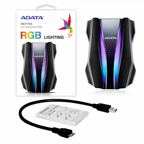 حافظه اچ دی دی اکسترنال ای دیتا مدل HD770G ظرفیت 2 ترابایت