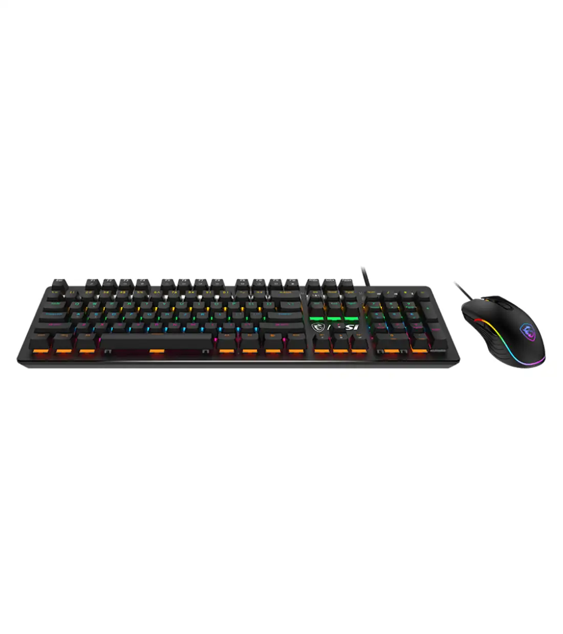 کیبورد و موس گیمینگ ام اس آی مدل FORGE GK300 COMBO