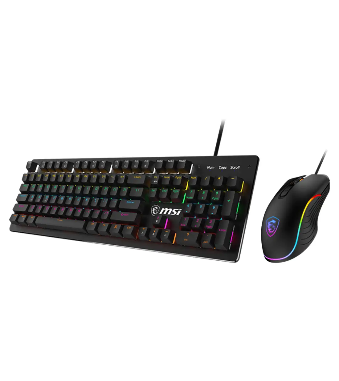 کیبورد و موس گیمینگ ام اس آی مدل FORGE GK300 COMBO