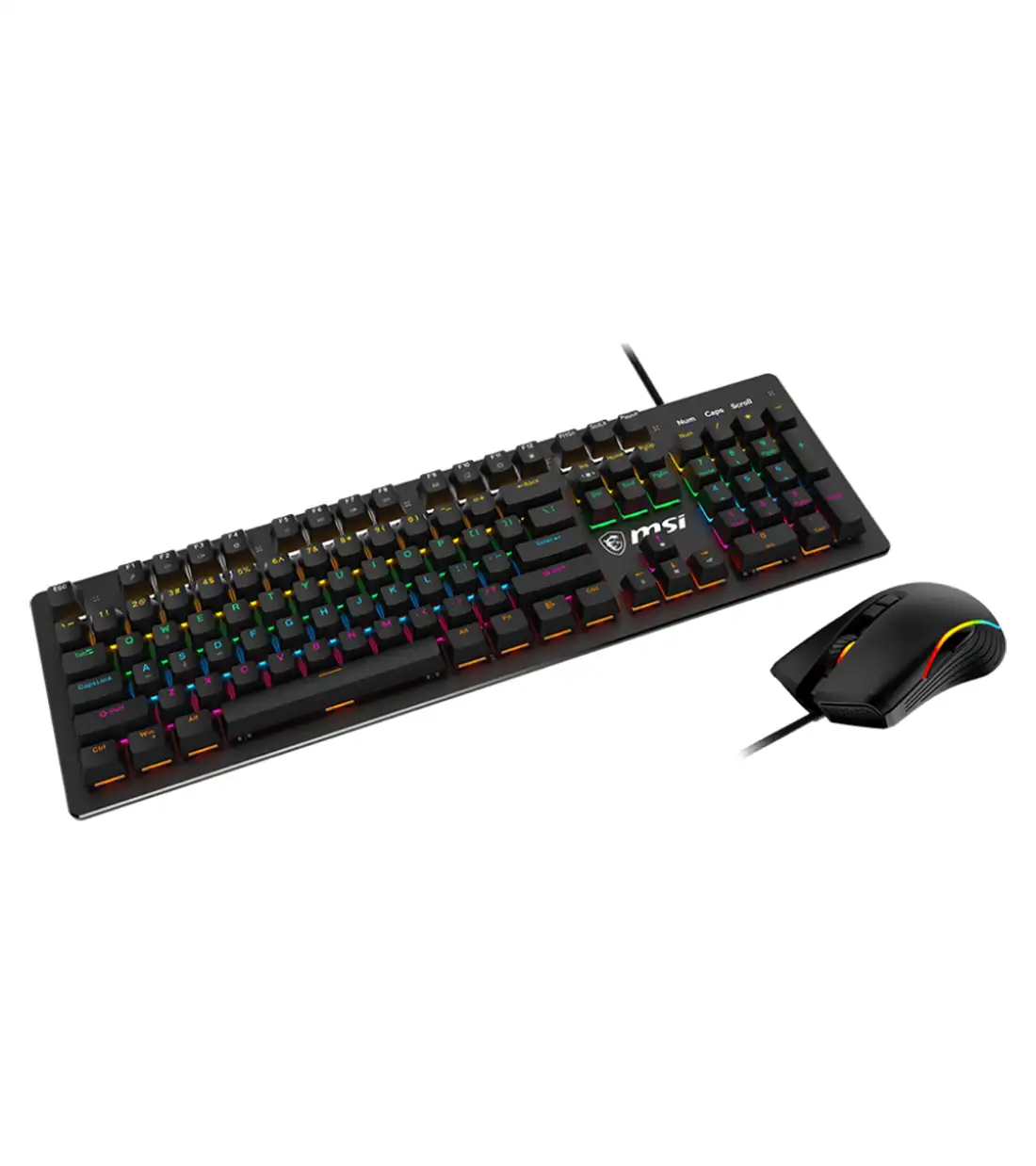 کیبورد و موس گیمینگ ام اس آی مدل FORGE GK300 COMBO