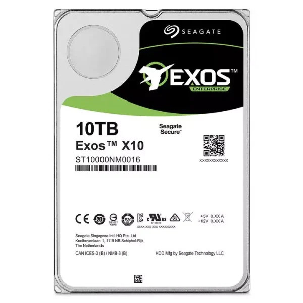 حافظه اچ دی دی اینترنال سیگیت مدل Exos 017B ظرفیت 10 ترابایت