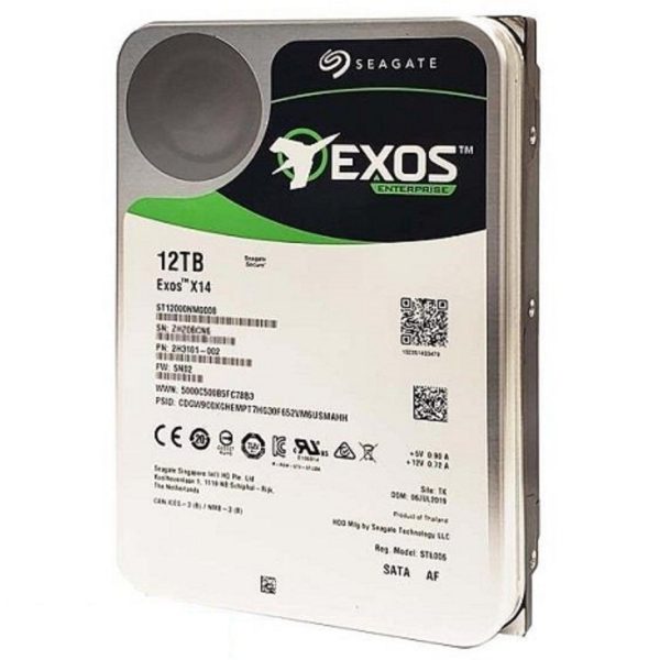 حافظه اچ دی دی اینترنال سیگیت مدل Exos X14 ST12000NM0008 ظرفیت 12 ترابایت