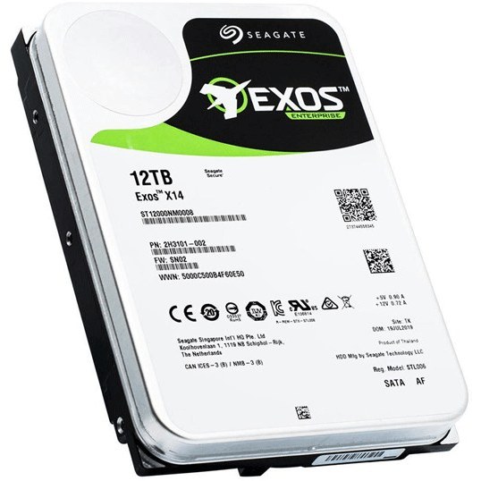 حافظه اچ دی دی اینترنال سیگیت مدل Exos X14 ST12000NM0008 ظرفیت 12 ترابایت