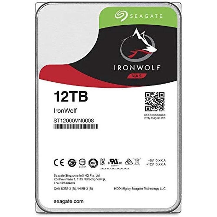 حافظه اچ دی دی اینترنال سیگیت مدل Iron Wolf ST12000VN0008 ظرفیت 12 ترابایت