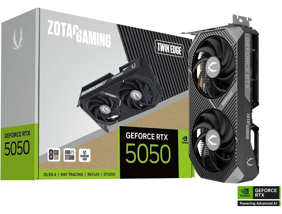 کارت گرافیک زوتک مدل ZOTAC Gaming RTX 5050 Twin Edge