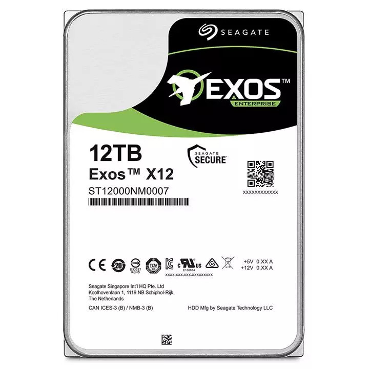 هارد اینترنال سیگیت اگزوز مدل SeaGate Exos 12TB ST12000NM001G