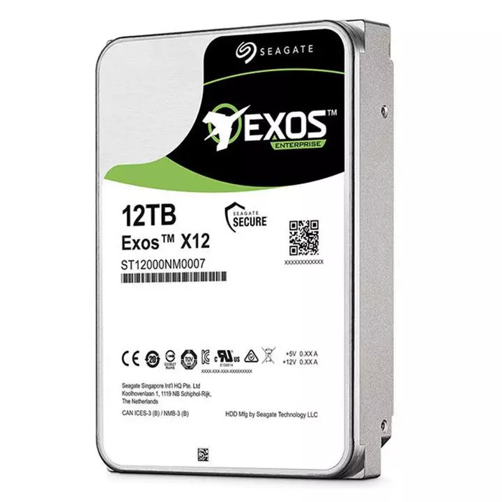 هارد اینترنال سیگیت اگزوز مدل SeaGate Exos 12TB ST12000NM001G
