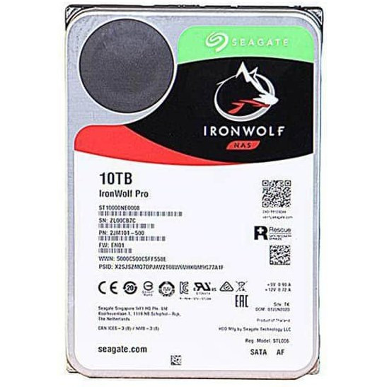 هارد اینترنال سیگیت (Seagate) مدل IronWolf Pro ST10000NE0008 ظرفیت 10 ترابایت