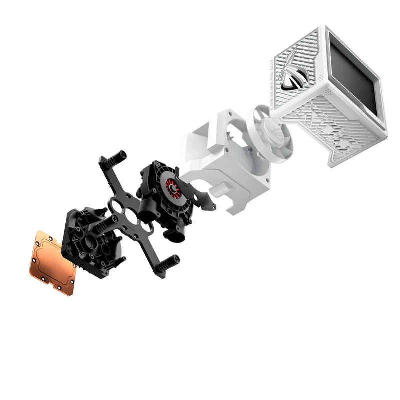 فن خنک کننده پردازنده ایسوس مدل ASUS ROG RYUJIN III 360 ARGB EXTREME WHITE