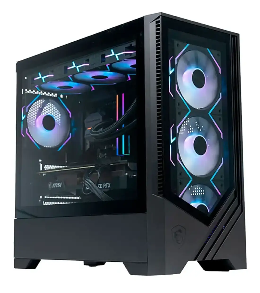 کیس و پاور ام اس آی مدل MSI MAG FORGE M100L COMBO BLACK