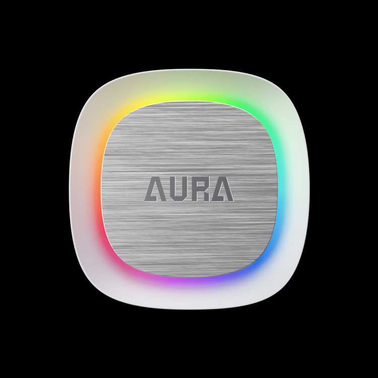فن خنک کننده پردازنده گیم دیاس مدل GAMDIAS AURA GL240 V2 WH