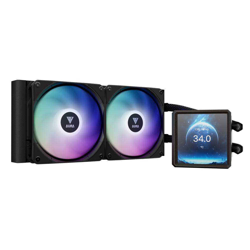 فن خنک کننده پردازنده گیم دیاس مدل GAMEDIAS AURA GL240 LCD