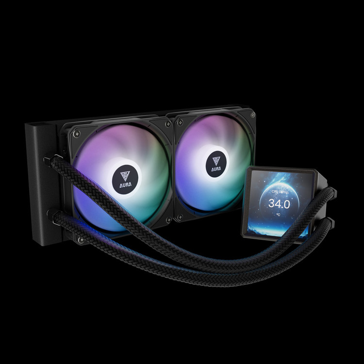 فن خنک کننده پردازنده گیم دیاس مدل GAMEDIAS AURA GL240 LCD