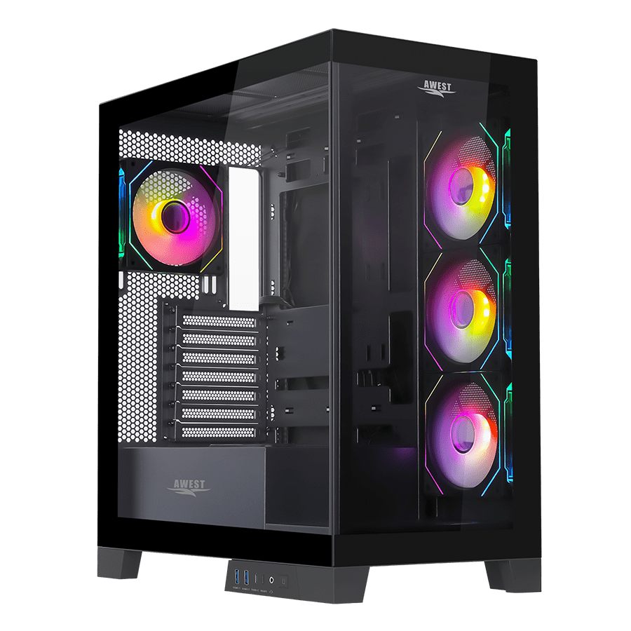کیس گیمینگ اوست مدل AWEST GT-AQ16 MB