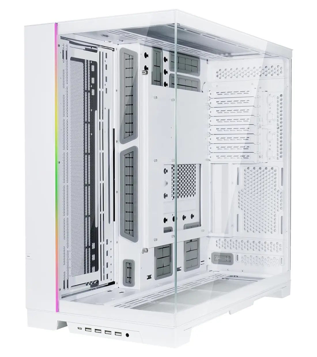 کیس گیمینگ لیان لی مدل LIAN LI O11 DYNAMIC EVO XL White