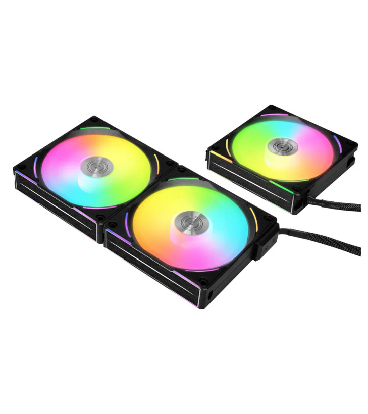 فن کیس لیان لی مدل UNI FAN AL V2 Black 3x