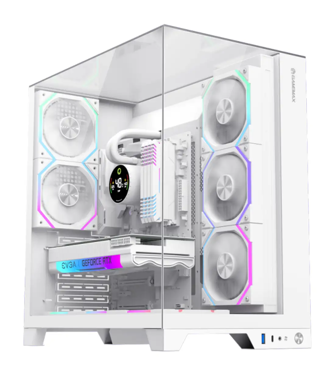 کیس گیمینگ گیم مکس مدل GAMEMAX Infinity Pro White
