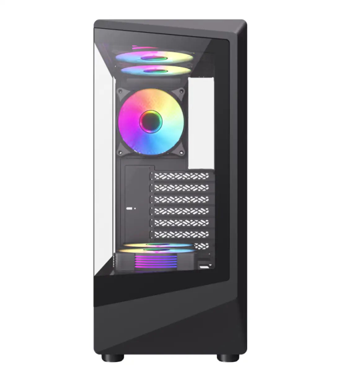 کیس گیمینگ گیم مکس مدل GAMEMAX Vista COC Black