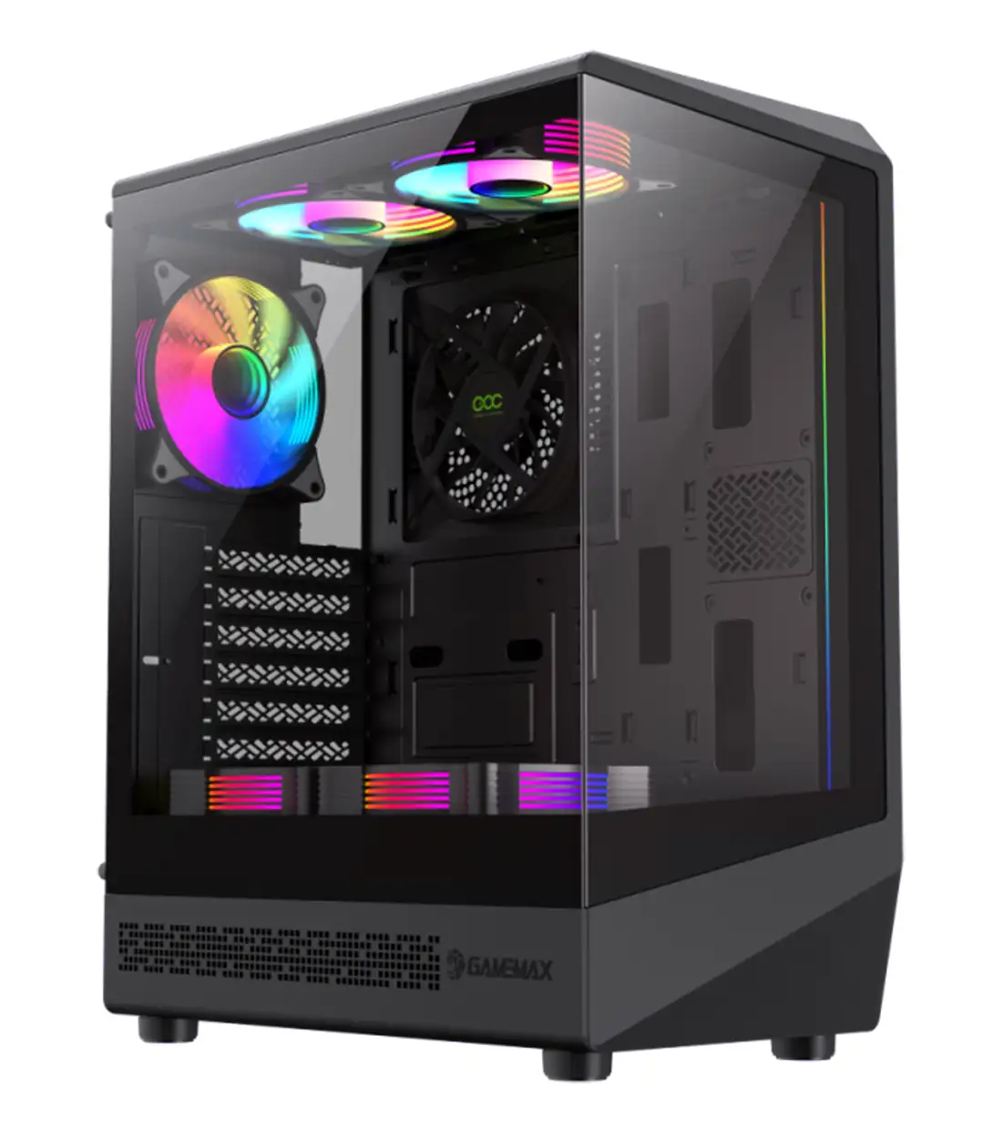 کیس گیمینگ گیم مکس مدل GAMEMAX Vista COC Black