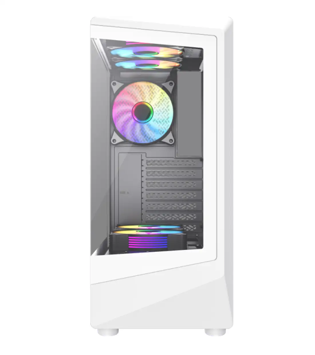 کیس گیمینگ گیم مکس مدل GAMEMAX Vista COC White