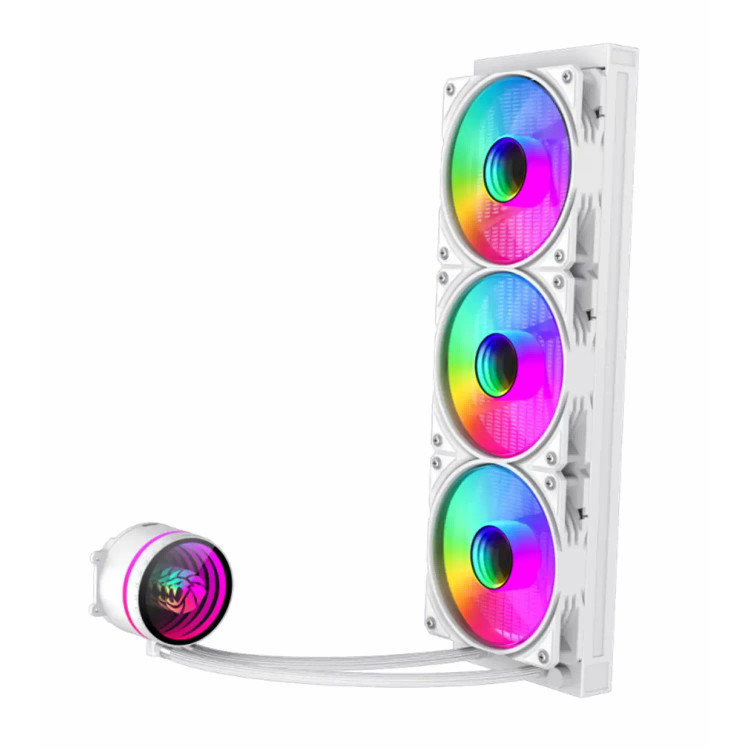 فن خنک کننده پردازنده گیم مکس مدل GameMax IceBurg 360 Infinity White