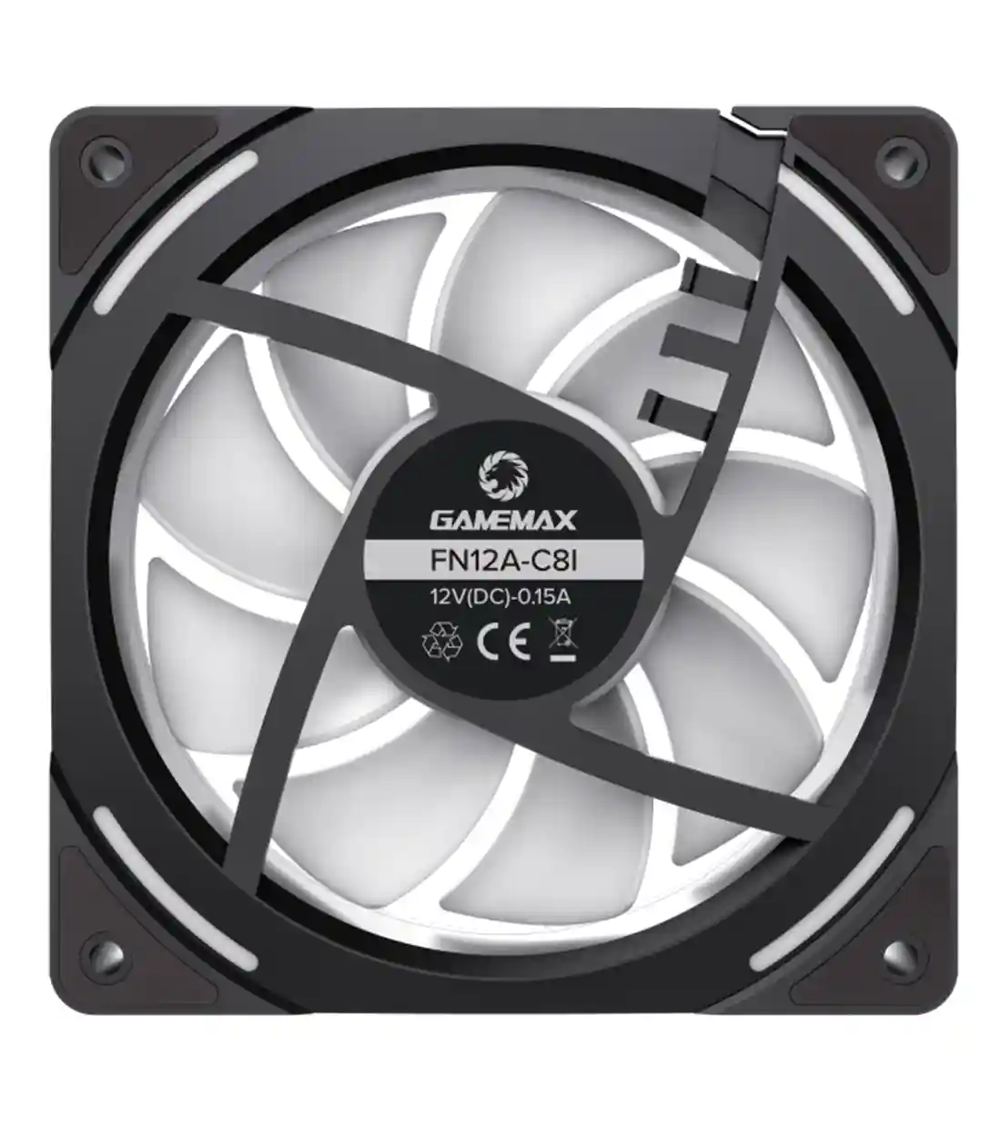 فن کیس گیم مکس مدل GameMax FN12A C8I Black