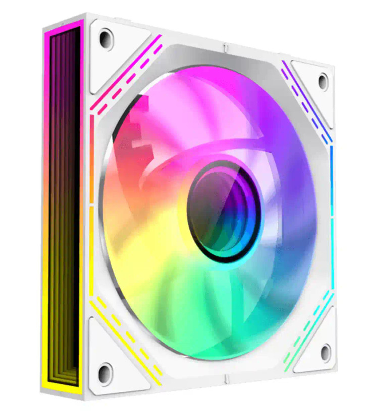 فن کیس گیم مکس مدل GameMax FN12A-S3I-RW White 3x
