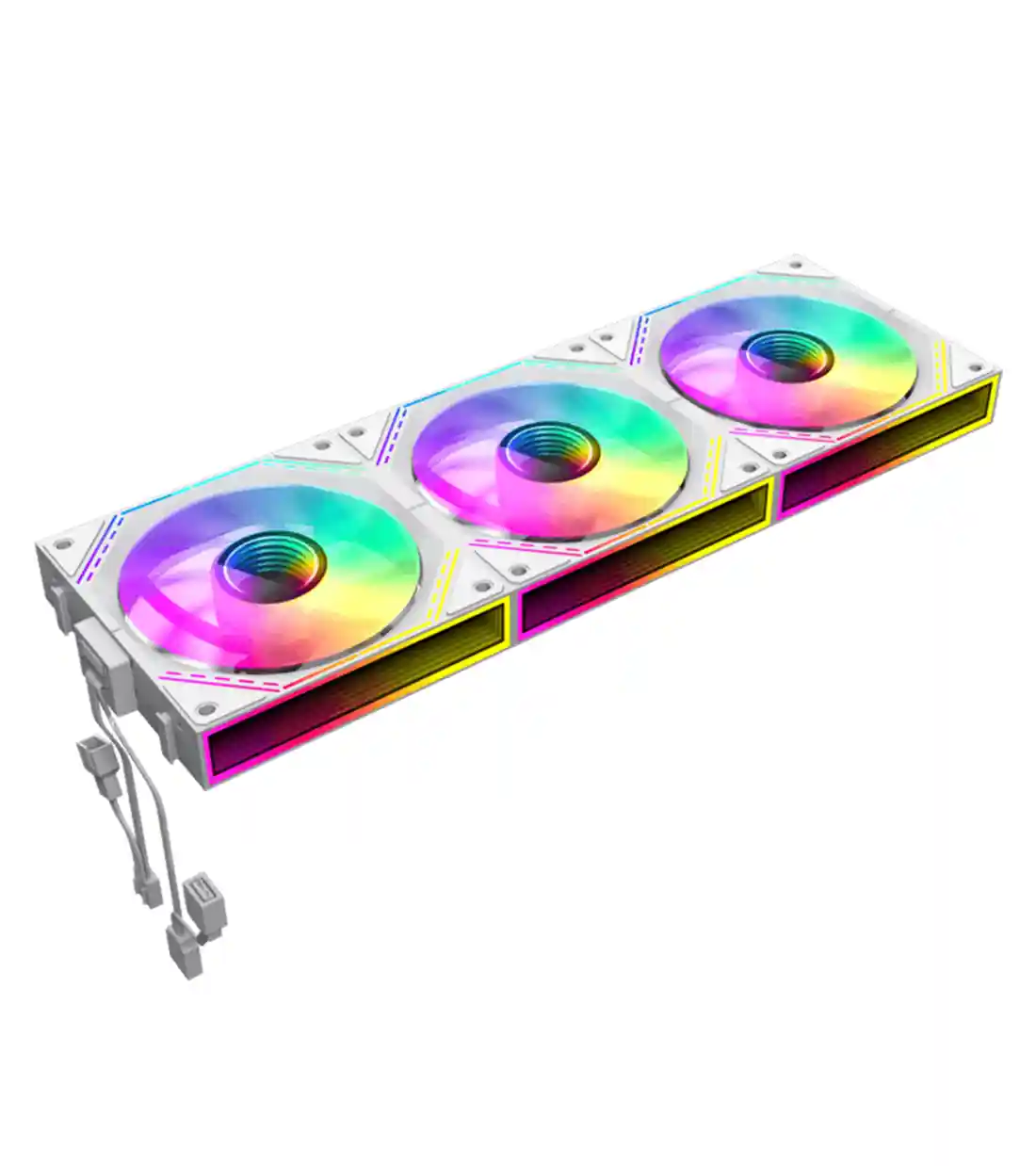 فن کیس گیم مکس مدل GameMax FN12A-S3I-RW White 3x