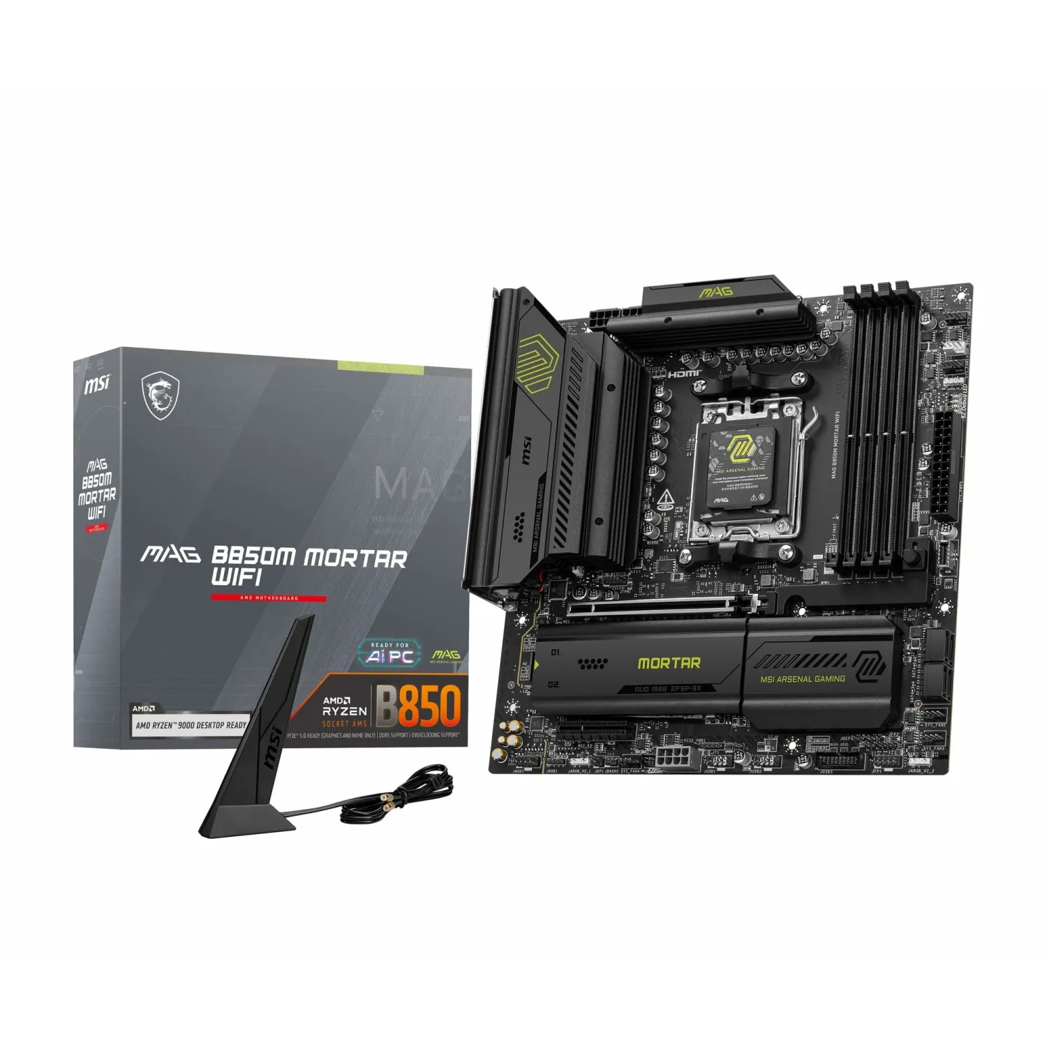 مادربرد ام اس آی مدل MSI MAG B850M MORTAR WIFI DDR5