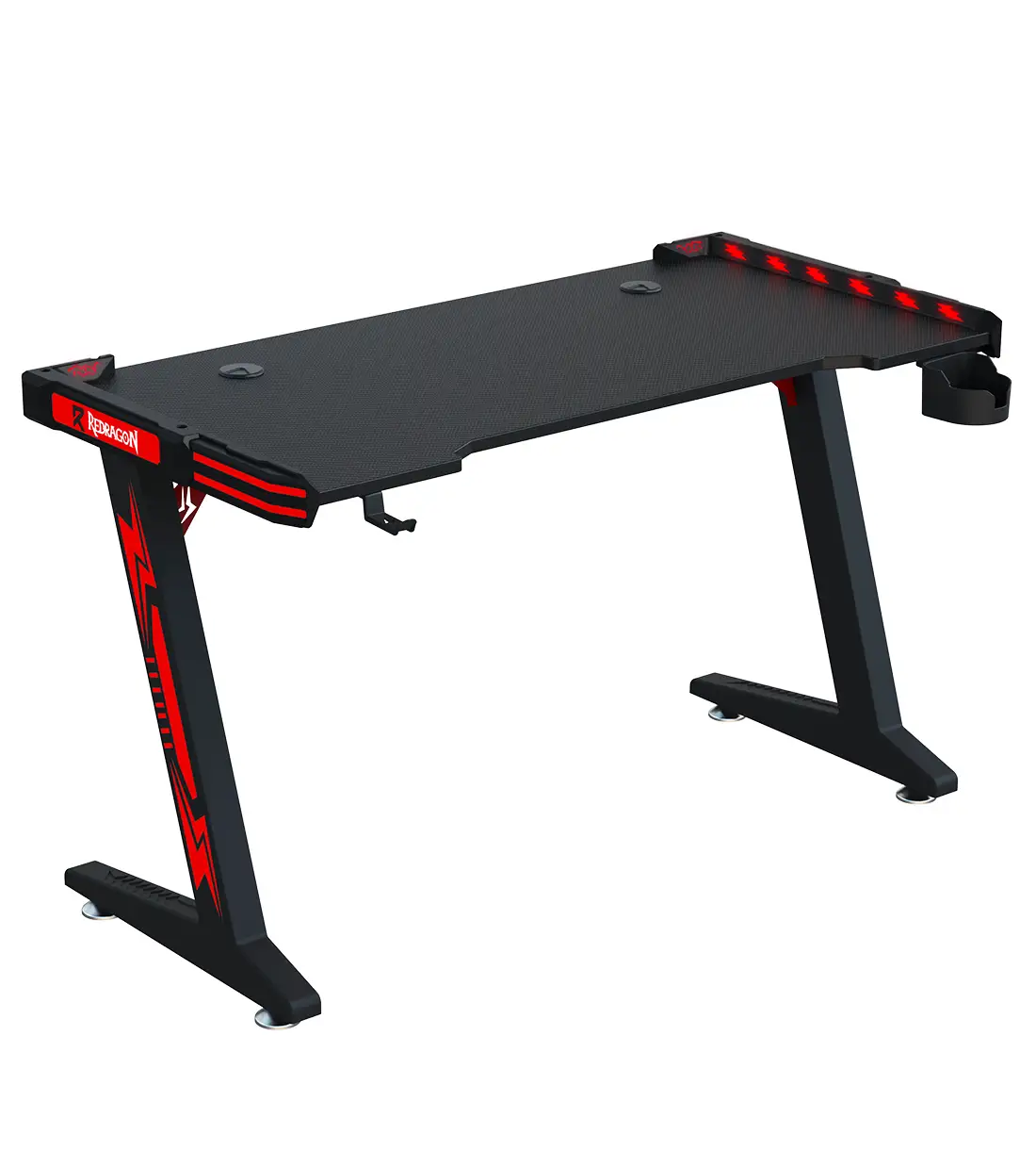 میز گیمینگ ردراگون مدل Redragon GD-3112R 140cm LED