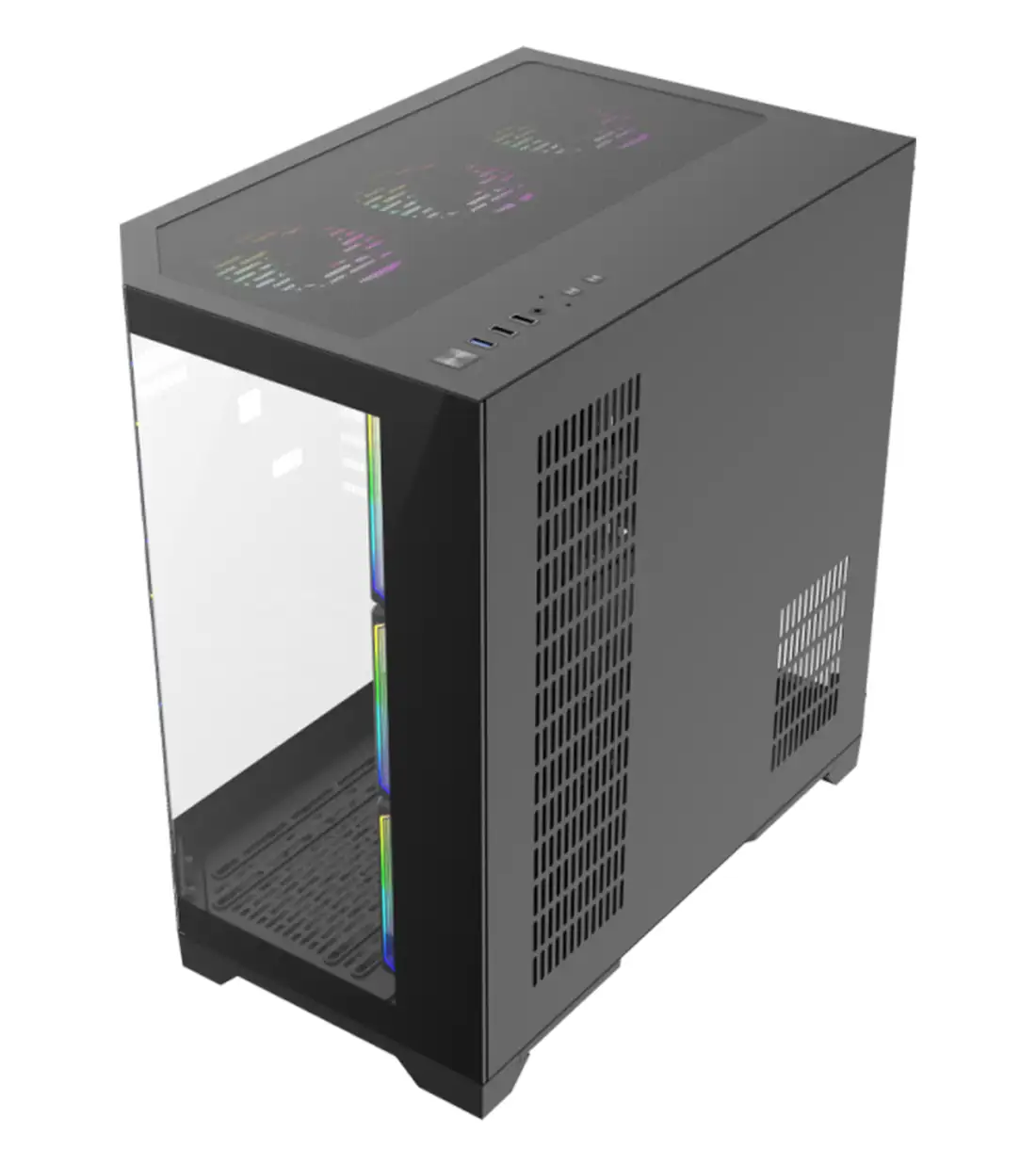 کیس گیمینگ گیم مکس مدل GAMEMAX HYPE-A Black