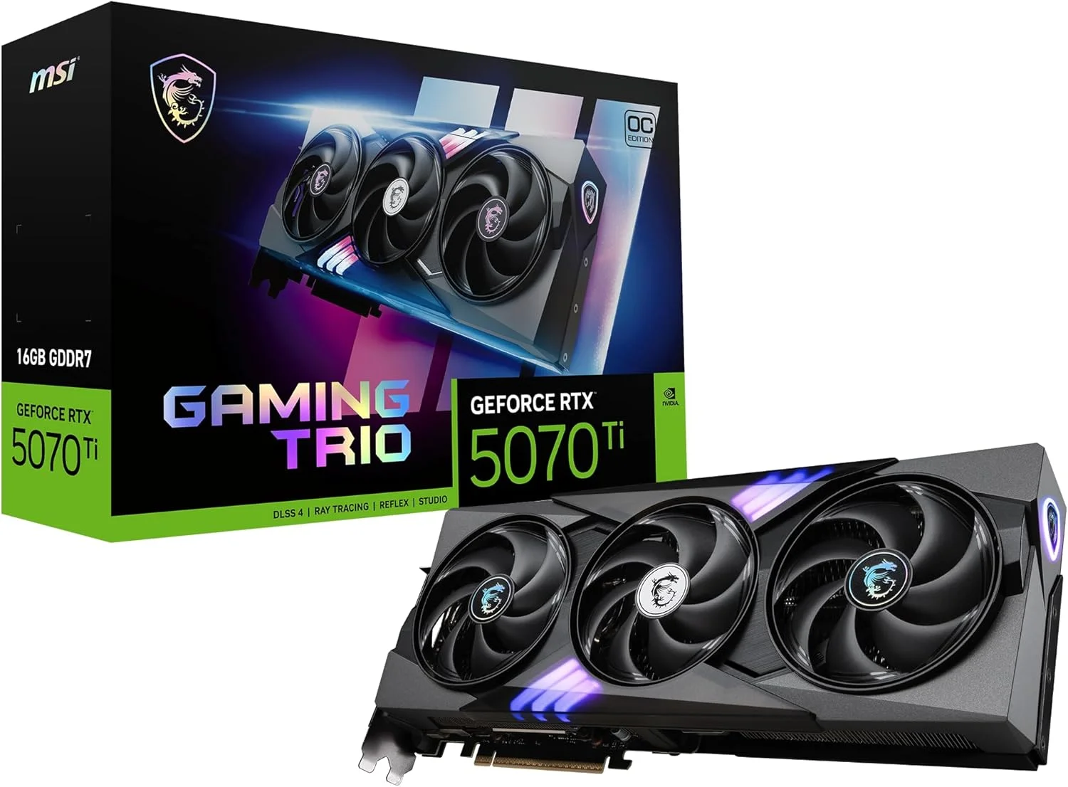 کارت گرافیک ام اس آی مدل MSI RTX 5070 Ti 16G Gaming Trio OC Plus