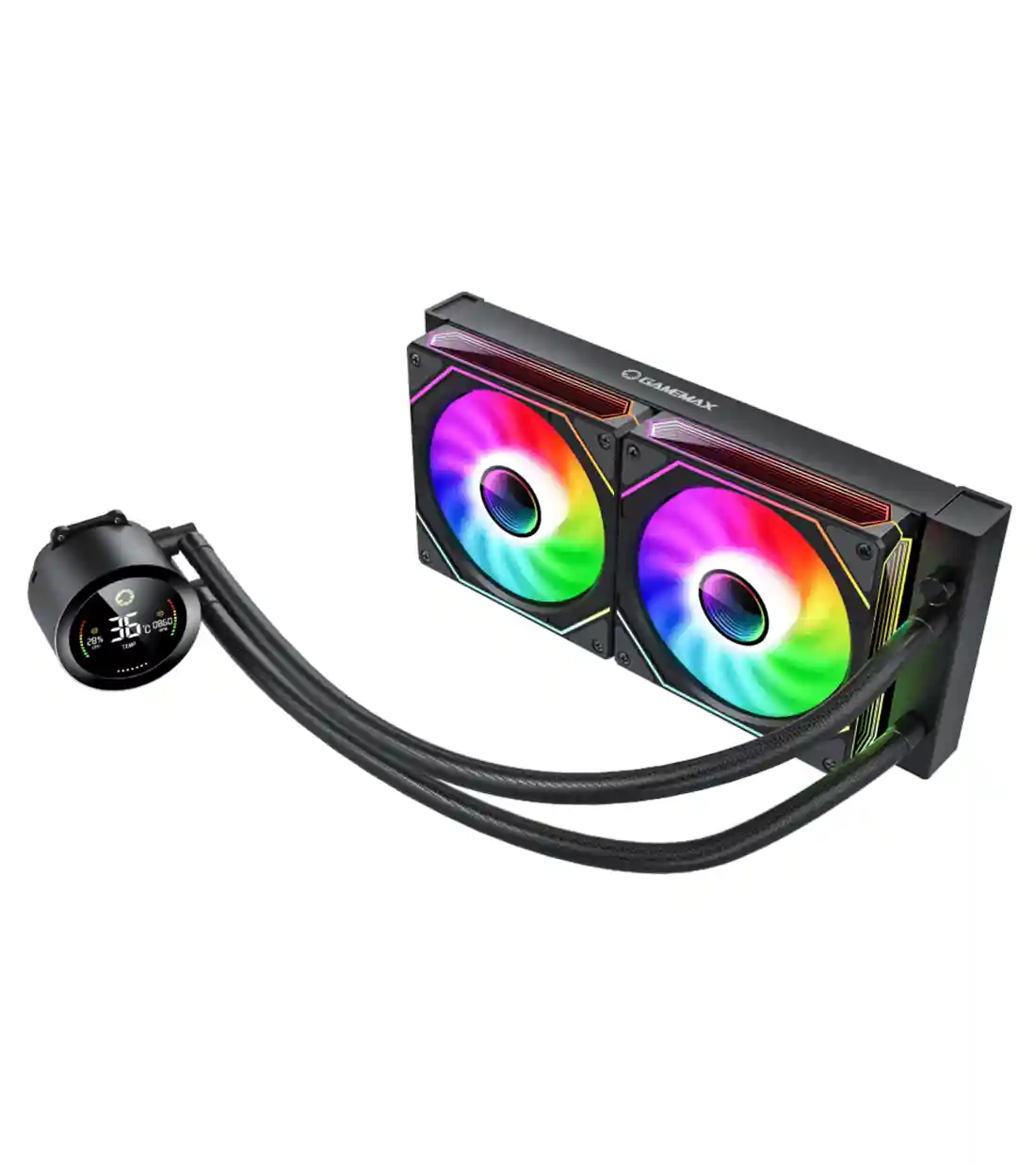 فن خنک کننده پردازنده گیم مکس مدل GameMax IceBurg 240 Digital Black